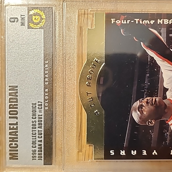 Michael Jordan A Cut Above Upper Deck Basketball Card 1996 Greatest GOAT 1996 - Picture 4 of 4